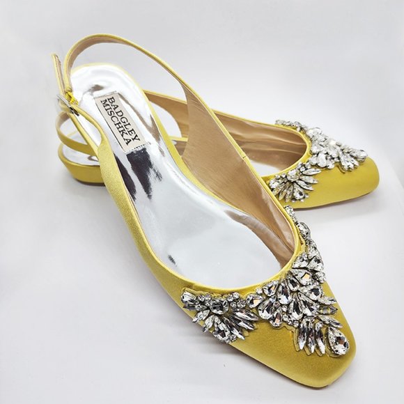 BADGLEY MISCHKA JEWELLED FLATS - Picture 1 of 3